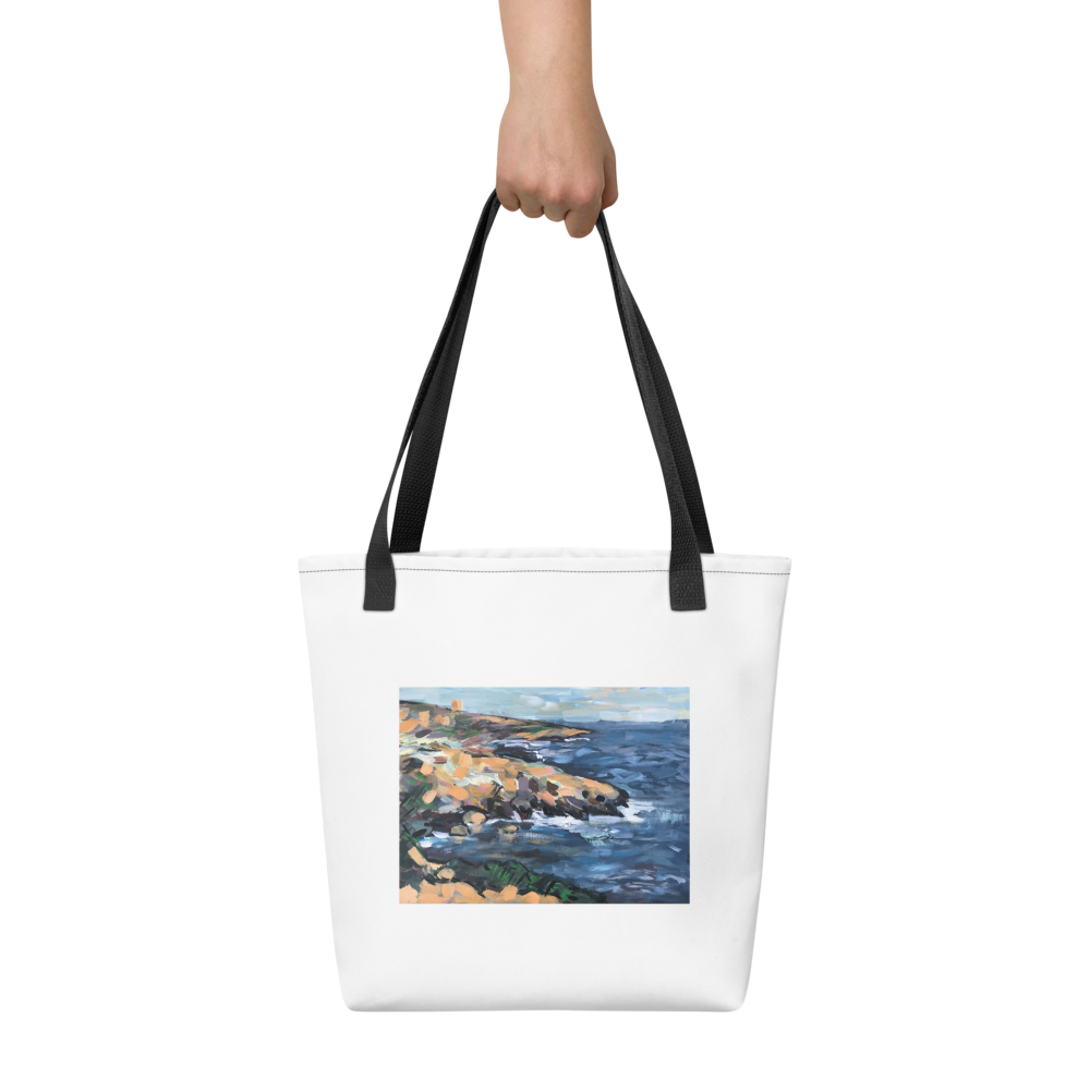 "Sea Lover" Tote bag - Mist