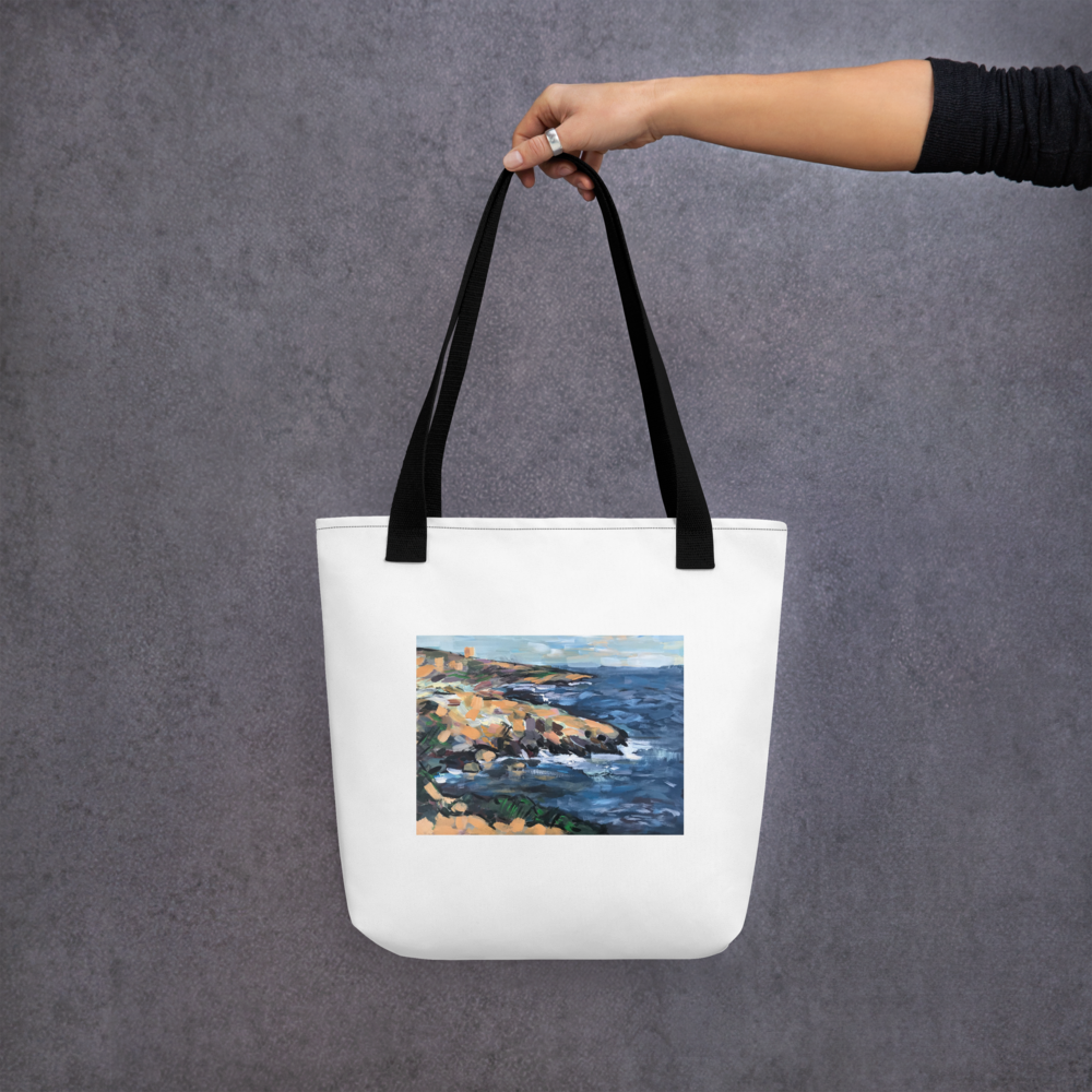 "Sea Lover" Tote bag - Mist