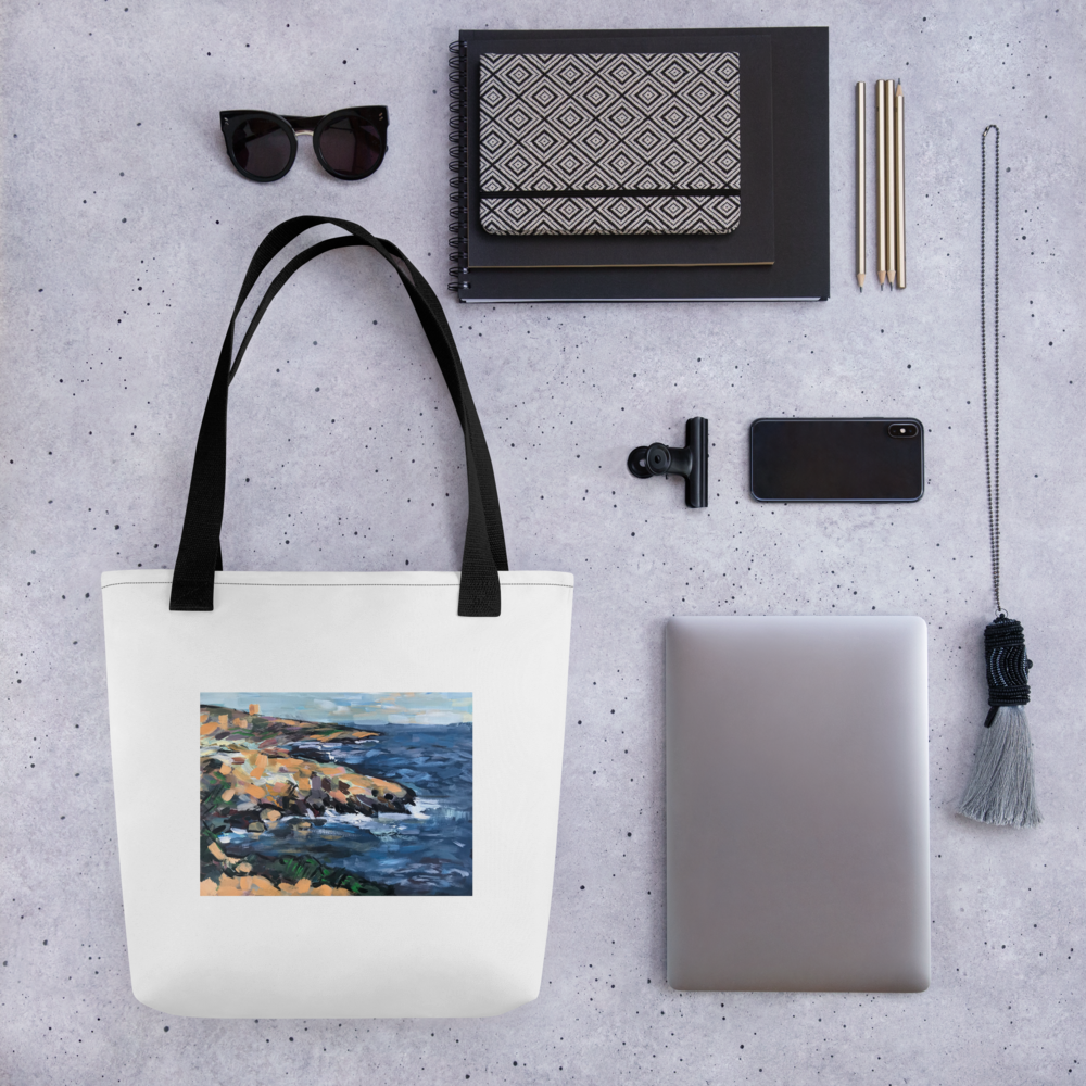 "Sea Lover" Tote bag - Mist