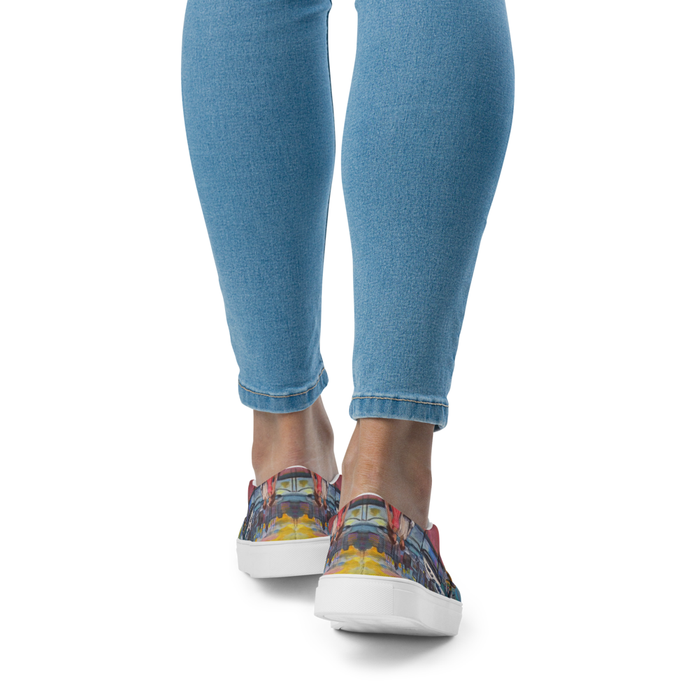 "Shore Walk" Women’s slip-on canvas shoes - Mist